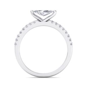 The Pinky Promise Ring - Marquise Shape Lab Created Diamond, White Gold